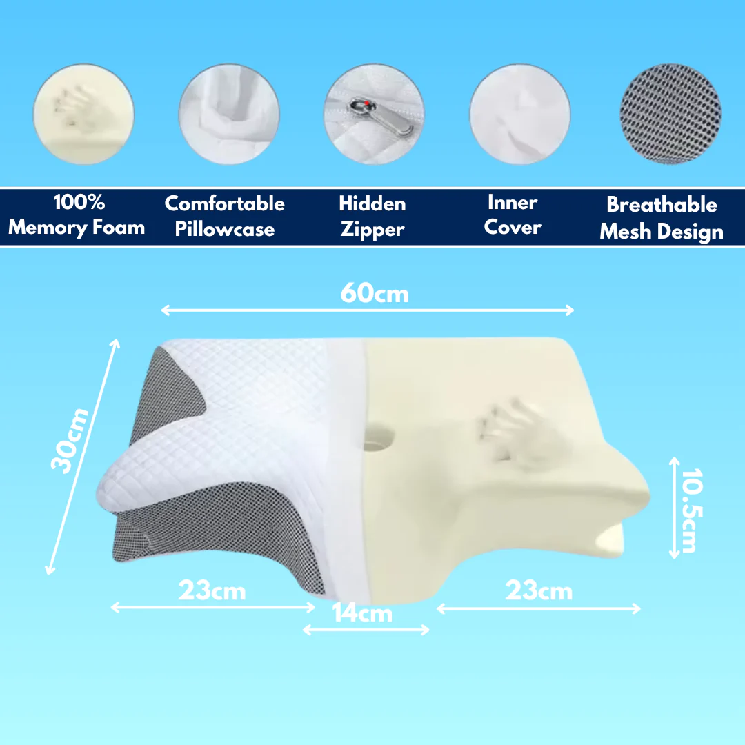 Ergonomic Cervical Relief Pillow