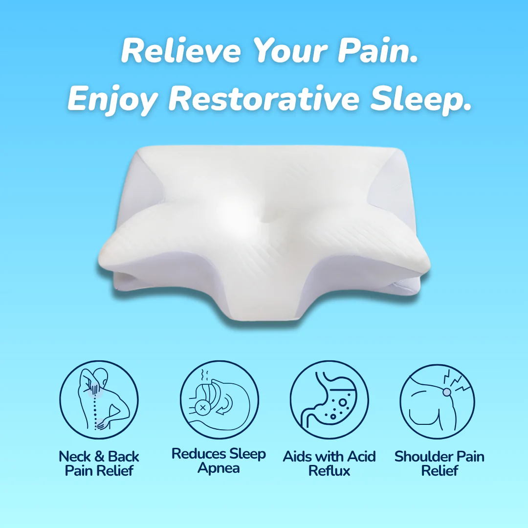 Ergonomic Cervical Relief Pillow