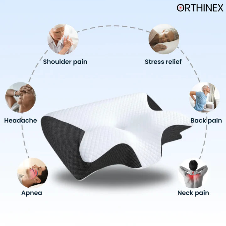 Ergonomic Cervical Relief Pillow